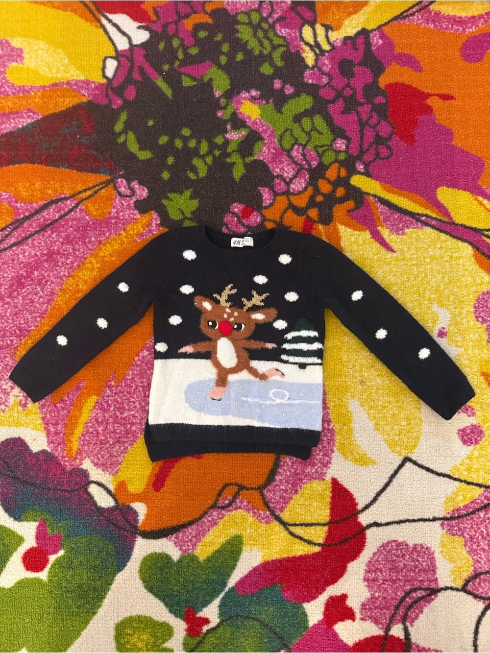 H&M Kids Christmas Reindeer Sweater